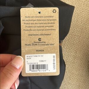 Pearl Izumi Women's Black Thermal Cycling Tights